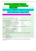 Test bank-CURRENT Medical Diagnosis and Treatment- latest 2022 Test bank-CURRENT Medical Diagnosis and Treatment -latest 202