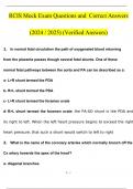 RCIS Mock Exam Questions and Answers &lpar;2024 &sol; 2025&rpar; &lpar;Verified Answers&rpar;