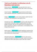 TruGreen Pesticide Certification 6&comma;3a&comma;3b Questions And Answers