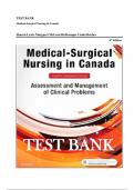 Test Bank Package Deal for Medical Surgical Nursing Latest Edition 2023/2024....the real deal!!!
