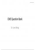 CME Question Bank with Answers and Explanations Dr Lena Wong