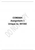 COM2604 Assigment 1