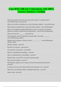 Ccpr RNC-OB test 1 &vert;Questions with 100&percnt; Correct Answers &vert; Verified