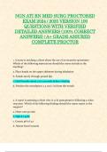 NGN ATI RN MED SURG PROCTORED EXAM 2024 VERSION 100 QUESTIONS WITH VERIFIED DETAILED ANSWERS &lpar;100&percnt; CORRECT ANSWERS&rpar; &sol; A&plus; GRADE