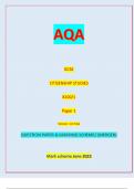 AQA GCSE CITIZENSHIP STUDIES 8100/1 Paper 1 Version: 1.0 Final *JUN238100101* IB/M/Jun23/E4 8100/1 For Examiner’s Use / QUESTION PAPER & MARKING SCHEME/ [MERGED]