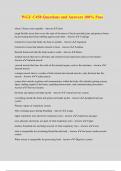 WGU C458 Questions and Answers 100&percnt; Pass