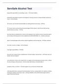 ServSafe Alcohol Bundled Exams with complete solution
