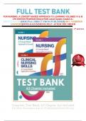 FULL TEST BANK FOR NURSING&colon; A CONCEPT-BASED APPROACH TO LEARNING VOLUMES I II & III  4TH EDITION PEARSON EDUCATION Latest Update Graded A&plus;     