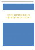 ATI PN Comprehensive Online Practice 2020 A