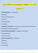 Jarvis Physical Assessment Chapters 1-5&comma; 8-10 &lpar;Exam 1&rpar;