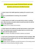 ATI RN Community Health Proctored Retake Exam with NGN with Questions and Answers &lpar;2024 &sol; 2025&rpar; &lpar;Verified Answers&rpar;