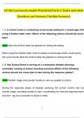 ATI RN Community Health Proctored Form C  Exam with NGN with Questions and Answers &lpar;2024 &sol; 2025&rpar; &lpar;Verified Answers&rpar;