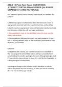 ATLS 10 Post-Test Exam QUESTIONS &comma;CORRECT DETAILED ANSWERS &lpar;&vert;ALREADY GRADED A&plus;&rpar; AND RATIONALE