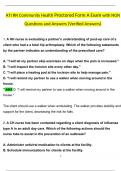 ATI RN Community Health Proctored Form A Exam with NGN  with Questions and Answers &lpar;2024 &sol; 2025&rpar; &lpar;Verified Answers&rpar;