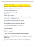 TEST BANK FOR Pharmacotherapeutics for Advanced  Practice Nurse Prescribers Fifth Edition 2023&sol;2024&sol;2025