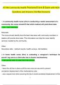 ATI RN Community Health Proctored Form B Exam with NGN  Questions and Answers 2024 &sol; 2025 &vert; 100&percnt; Verified Answers