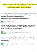 ATI RN Community Health Proctored Retake Exam with NGN   Questions and Answers 2024 &sol; 2025 &vert; 100&percnt; Verified Answers