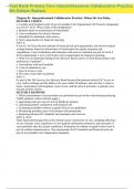Test Bank Primary Care Interprofessional Collaborative Practice 6th Edition Buttaro 