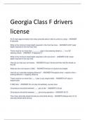 2024 Georgia Class F drivers license