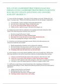 NGN ATI RN LEADERSHIP PROCTORED EXAM 2024&sol; FORM B ATI RN LEADERSHIP PROTOCERED EXAM WITH NGN&sol; RECENT UPDATE QUESTIONS AND ANSWERS ALREADY GRADED A&plus;