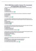 WGU D204 Data Analytics Journey Pre-Assessment &num;1 60 Questions And Answers