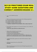 SCI120 PROCTORED EXAM REAL STUDY GUIDE QUESTIONS AND CORRECT ANSWERS&sol;GRADED A&plus;&period; 
