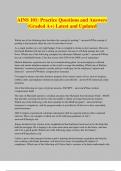 AINS 101&colon; Practice Questions and Answers &lpar;Graded A&plus;&rpar; Latest and Updated