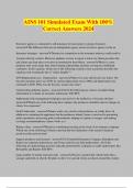 AINS 101 Simulated Exam With 100&percnt; Correct Answers 2024