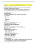 Ryanair security Exam 2023&sol;2024 Questions and Answers