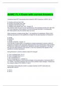 AAMC FL 4 Exam with correct Answers