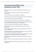 Colorado Notary&lpar;2024 Latest Update&rpar;Accurate 100&percnt;