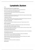 Lymphatic System
