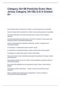 Category 3A&plus;3B Pesticide Exam &lpar;New Jersey Category 3A&plus;3B&rpar; Q & A Graded A&plus;&period;