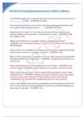 PCI-DSS ISA Exam Questions and Answers 2024&excl;&excl;&excl; Graded A&plus;&period;