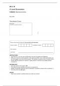 #O C R   GCE  Physics B  H557/02: Scientific literacy in physics  A Level   Mark Scheme for June 2023