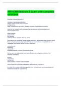 AWHONN Module 2 Exam with complete solutions /Graded A