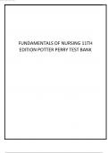 FUNDAMENTALS OF NURSING 11TH EDITION POTTER PERRY TEST BANK.