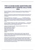  PHR CA EXAM GUIDE QUESTIONS AND ANSWERS WITH VERIFIED SOLUTIONS 2024