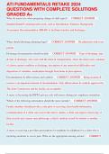 ATI FUNDAMENTALS RETAKE 2024  QUESTIONS WITH COMPLETE SOLUTIONS  GRADED A&plus;