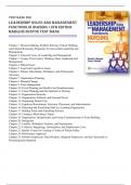 Test Bank for  Leadership Roles and Management  Functions in Nursing 10th Edition  Marquis Huston Test Bank 