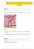 BIO 151 MOD EXAM 7 &lpar;GRADED A&rpar; QUESTIONS AND ANSWER SOLUTINS &vert; 100 OUT OF 100 &vert; GUARANTEED SUCCESS&period;