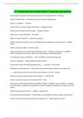 CLT Certification Exam Study Guide&sol;77 questions and answers