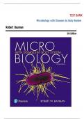 Test Bank for Microbiology with Diseases by Body System 5th Edition, Bauman | Complete Guide…