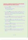 C836 WGU COMPLETE QUESTIONS AND ANSWERS WITH VERIFIED SOLUTIONS LATEST&period;