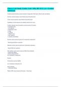 Fitness Lab Study Guide; Lab 1 HR, BP, ECG (A+ Graded Solutions)