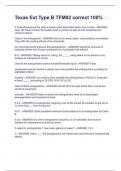 Texas Ext Type B TFM02 correct 100&percnt;