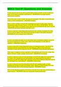 MDC2 Test &num;1 Questions and Answers
