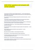 C236 WGU questions and answers with correct solutions&period;