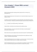 Cna chapter 1&colon; Exam With correct Answers 20232024&period;