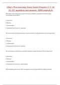 Lilley Ch. 1 The Nursing Process and Drug Therapy Review Questions and Answers,A+